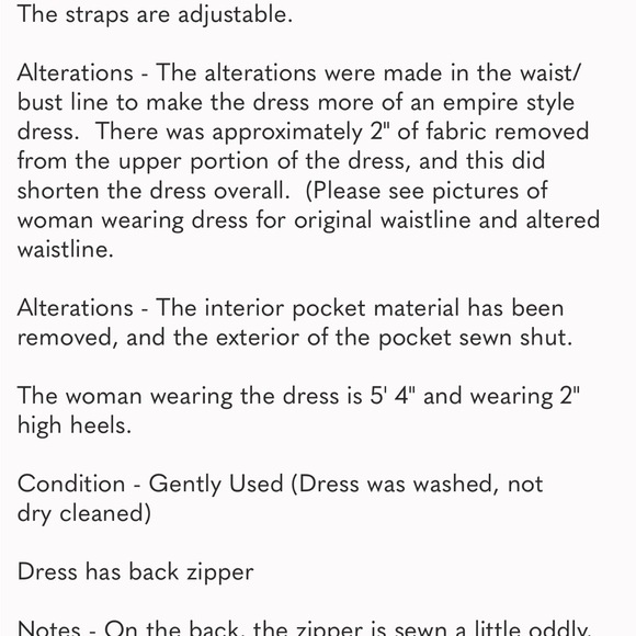 Birdy Grey Kaia Chiffon Sage Dress (XS) - HAS BEEN ALTERED - Picture 12 of 12